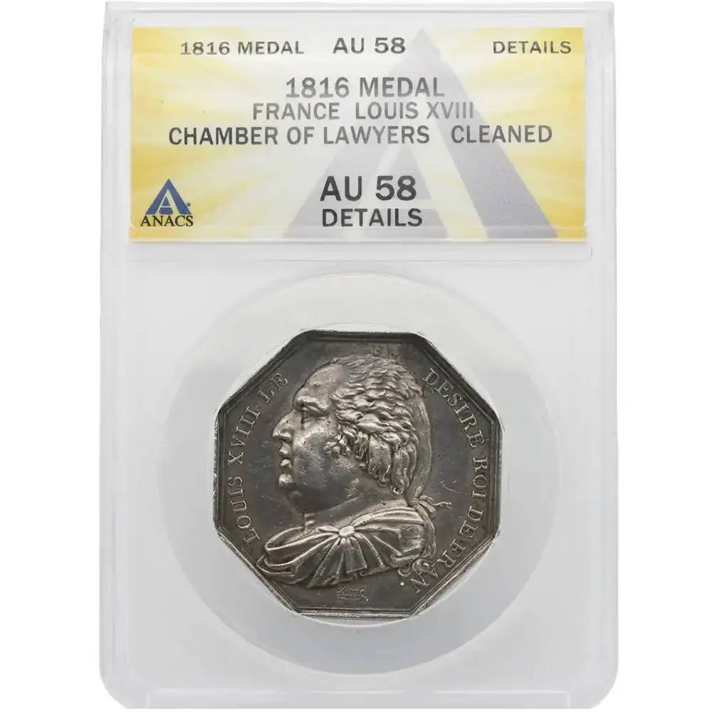 1816 France Medal Chamber of Lawyers