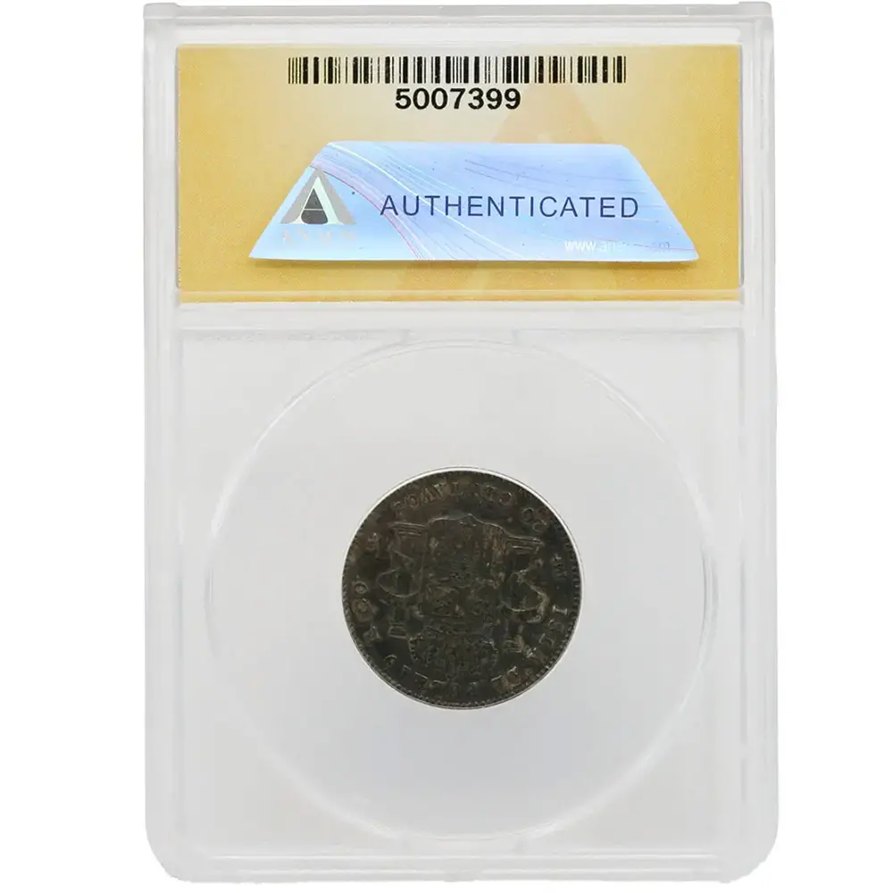 1895 Puerto Rico 20 Centavos ANACS EF 45 - Image 2