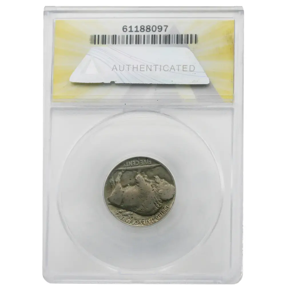 1918/7-D 5C Buffalo Nickel ANACS Good 6 Details - Image 2