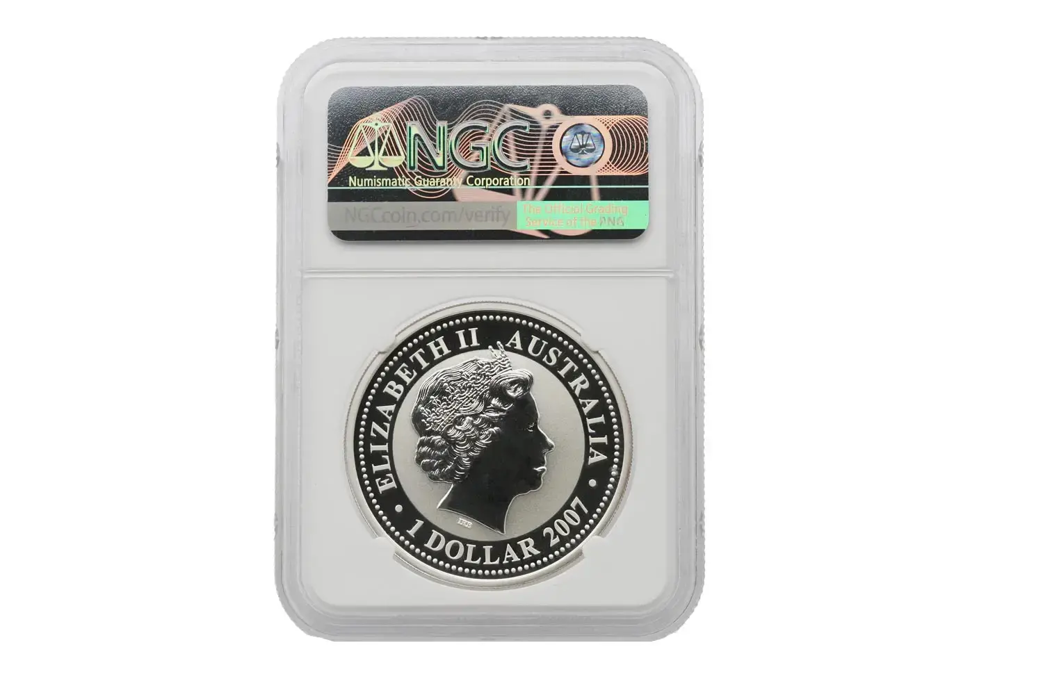 2008 Australia S$1- Year of the Rat NGC MS68 - Image 2