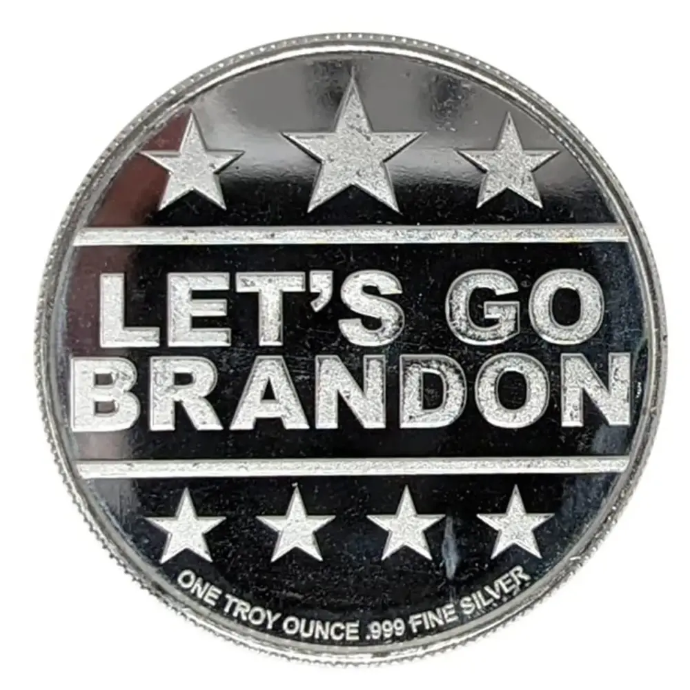 Let's Go Brandon 1 oz Fine Silver Bullion Coin