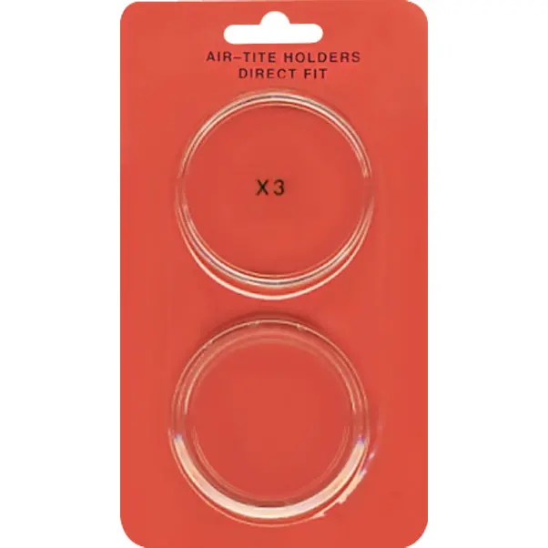 Air Tite X3 Direct Fit Retail Packs - 2 oz Silver Round