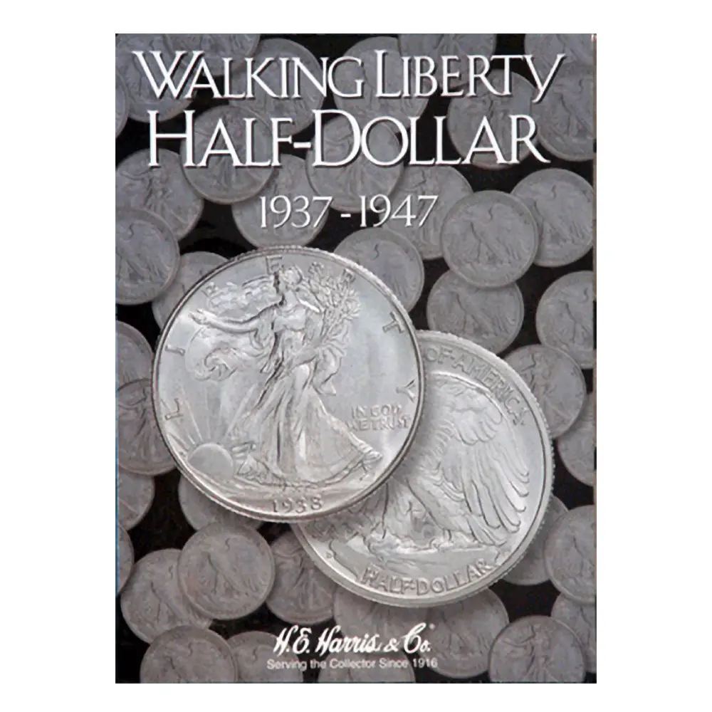 Walking Liberty Half Dollar #2 Folder 1937-1947 Collection