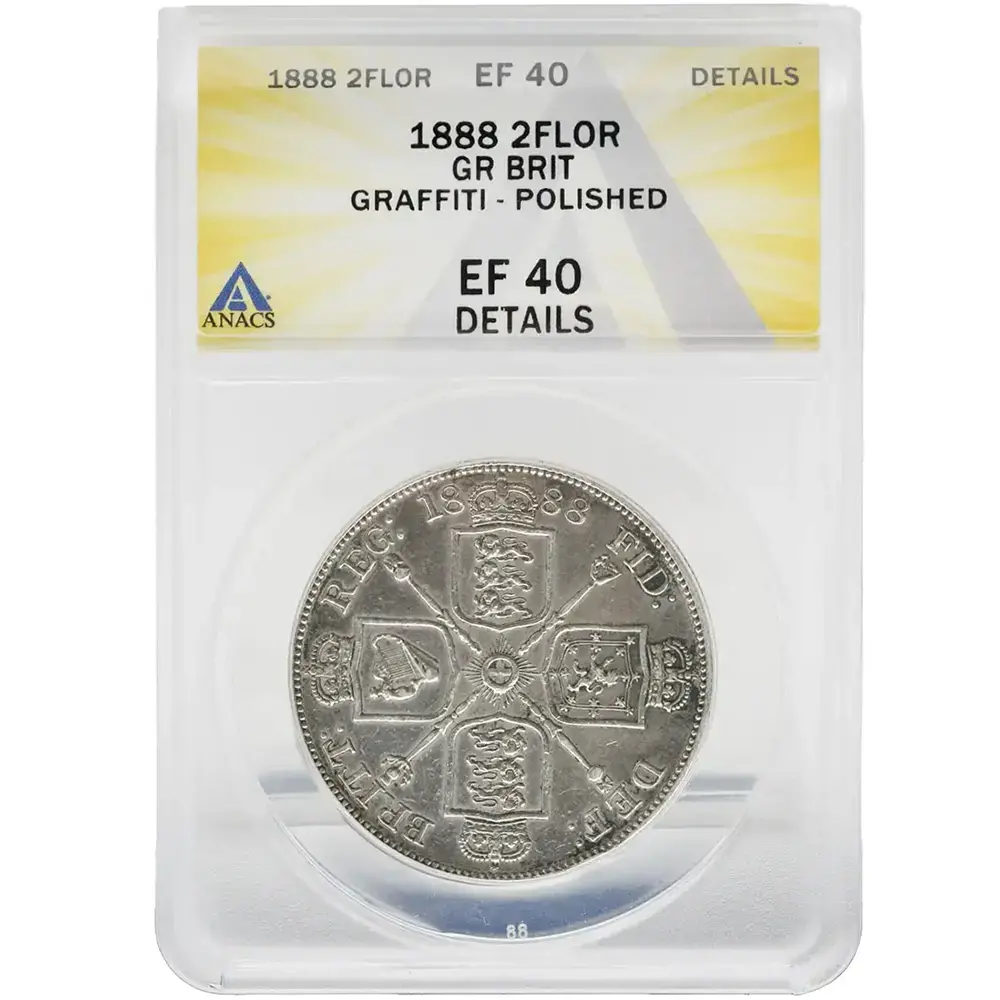 1888 Double Florin Great Britain
