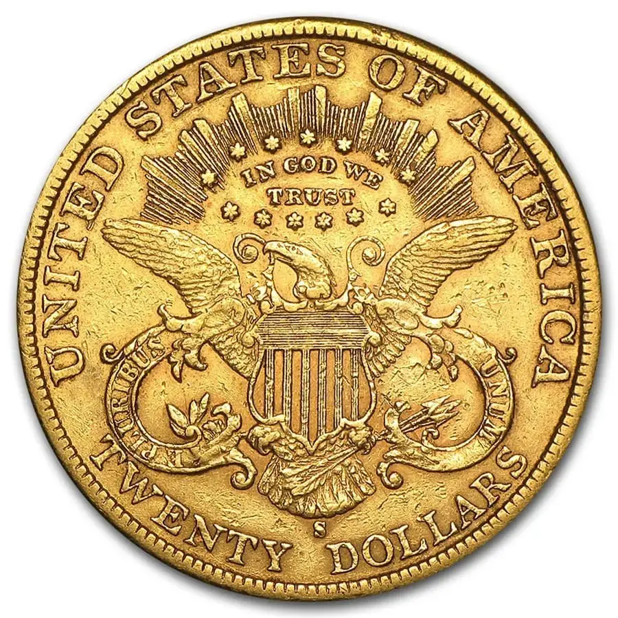 $20 Liberty Gold Double Eagle VF/XF (Random Year)