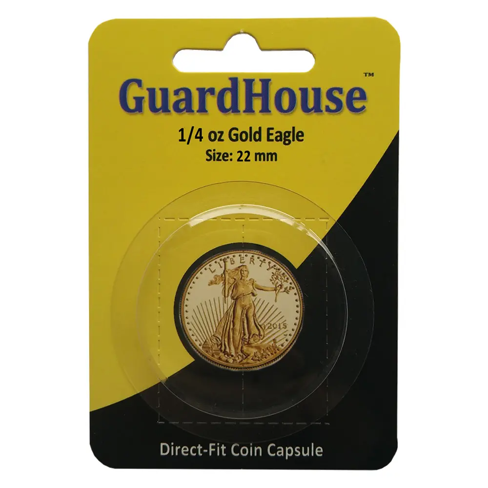 1/4 oz American Gold Eagle Direct Fit Guardhouse Capsule