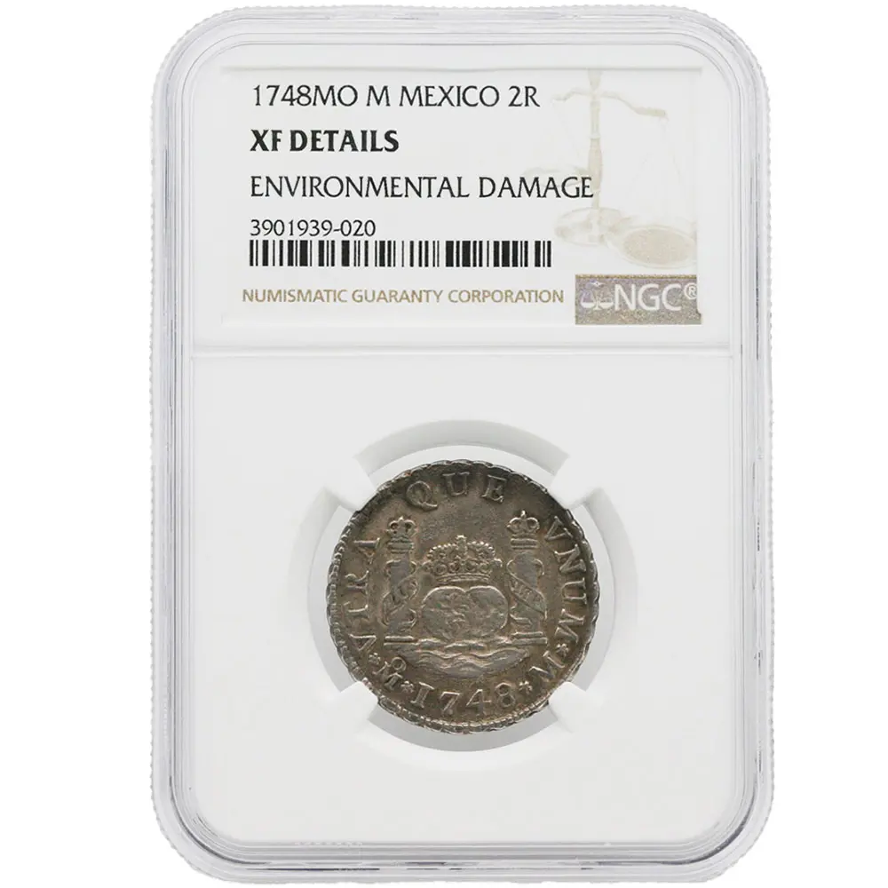 1748-Mo|M Mexico 2 Reales