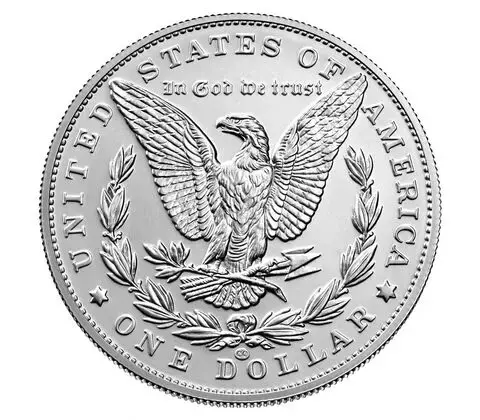 2021-CC Morgan Silver Dollar (Box & COA) - Image 3