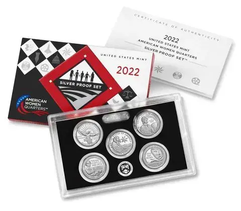 2022 American Women Quarters Silver Proof Set - Image 3
