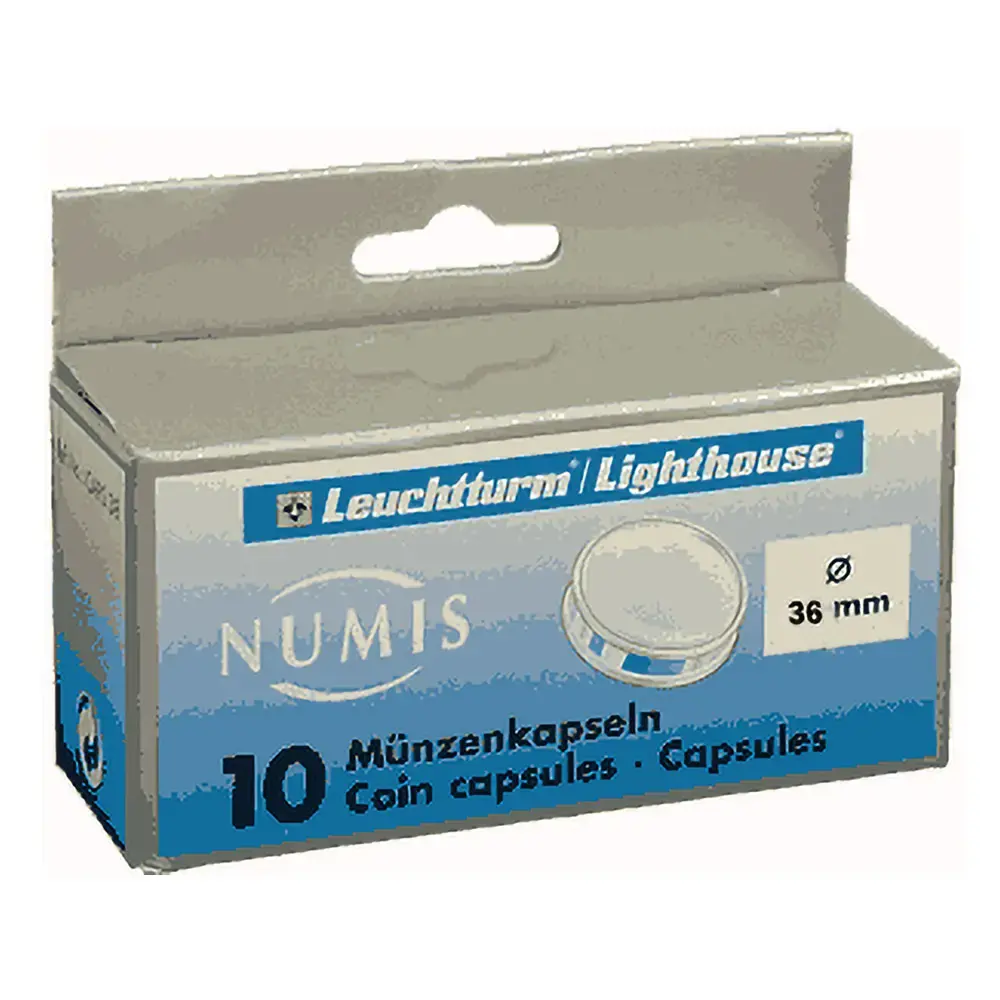 36mm - Coin Capsules (pack of 10)