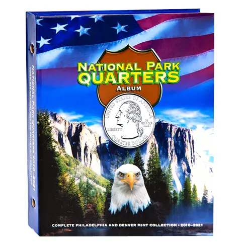 Whitman National Park Quarters Full Color Album P&D Mints