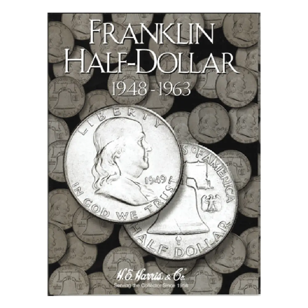 Franklin Half Dollar Folder 1948-1963 Collection
