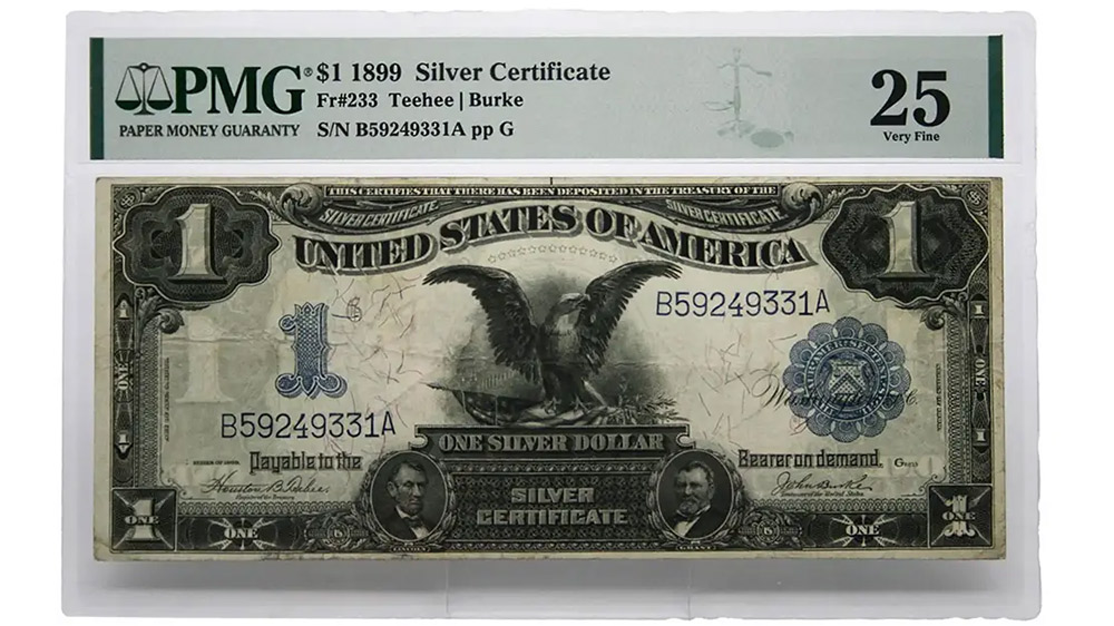 1899 $1 Silver Certificate Note Fr#233