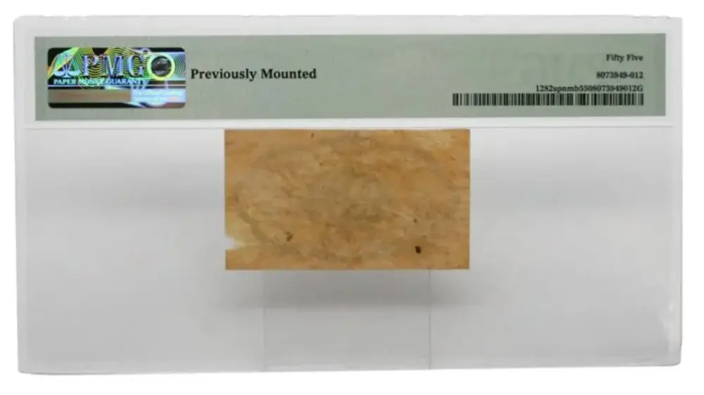 25 Cents Fractional Currency | Narrow Margins PMG AU 55 - Image 3