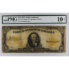 1922 $10 Gold Certificate PMG Very Good 10 Speelman | White