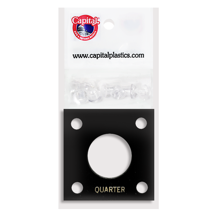 Capital Plastics Coin Holder- Quarter