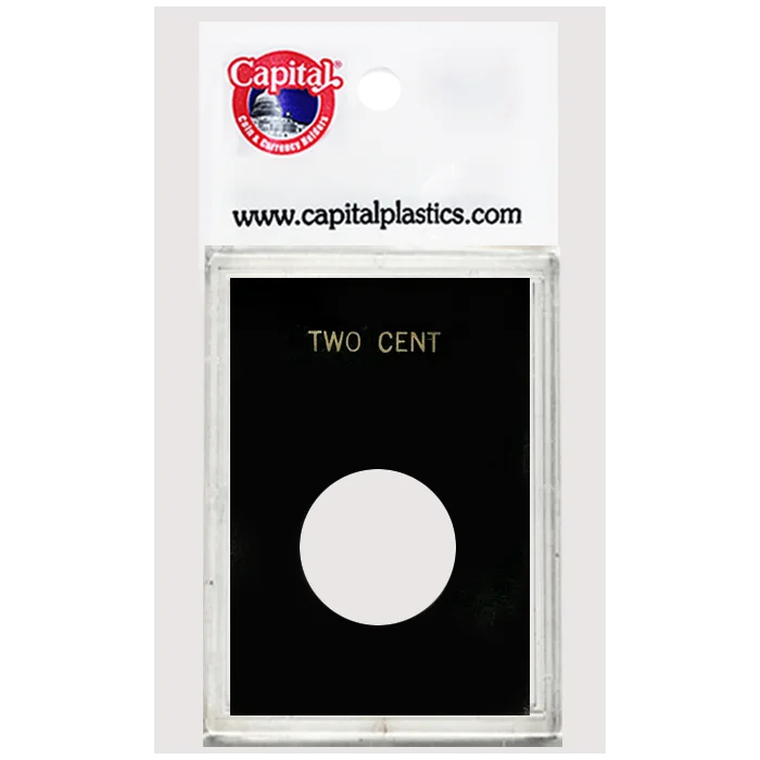 Capital Plastics Caps Coin Holder - Two Cent