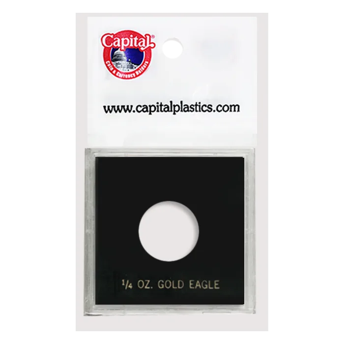 Capital Plastics Caps Coin Holder - 1/4 oz Gold Eagle