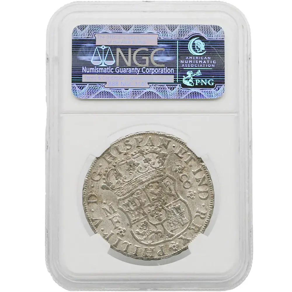 1738-Mo MF Mexico 8 Reales NGC AU Details - Image 2
