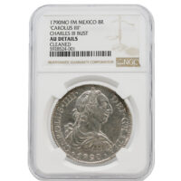 1790-MO|FM Mexico 8 Reales "Carolus IIII" Charles III Bust NGC AU Details