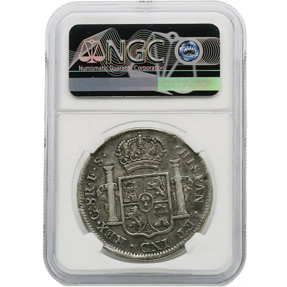 1821-GA|FS Mexico 8 Reales Guadalajara NGC VF Details - Image 2