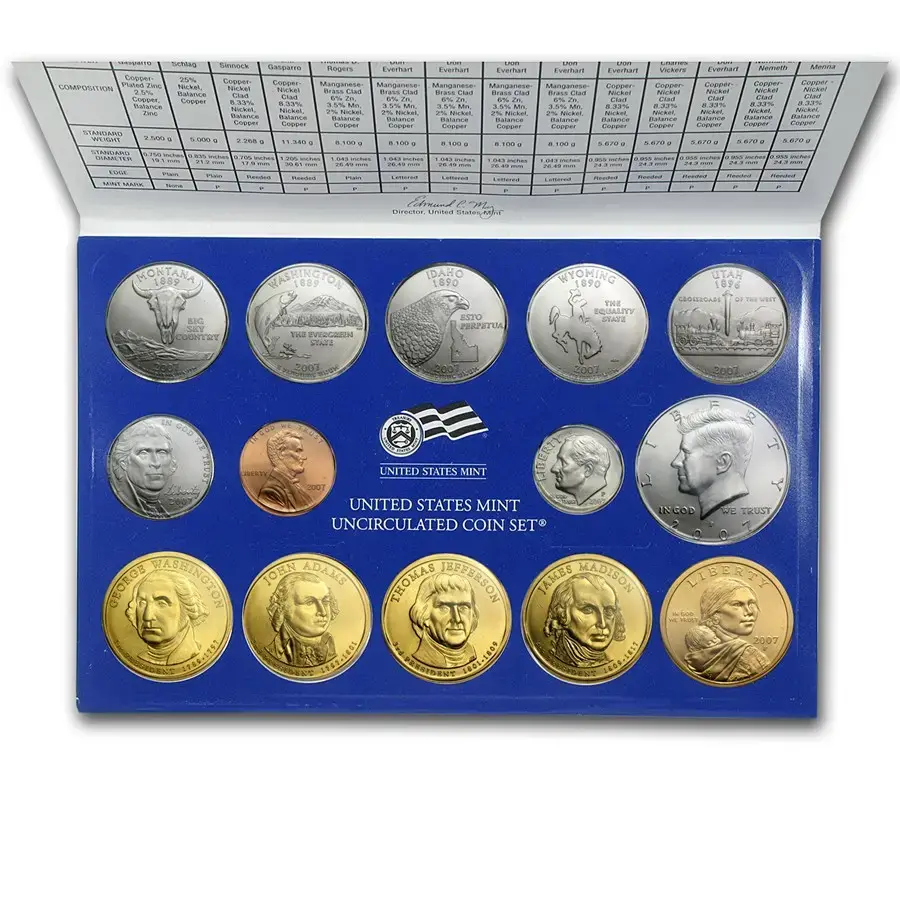 2007 U.S. Mint Set Uncirculated Coin Set - Image 3