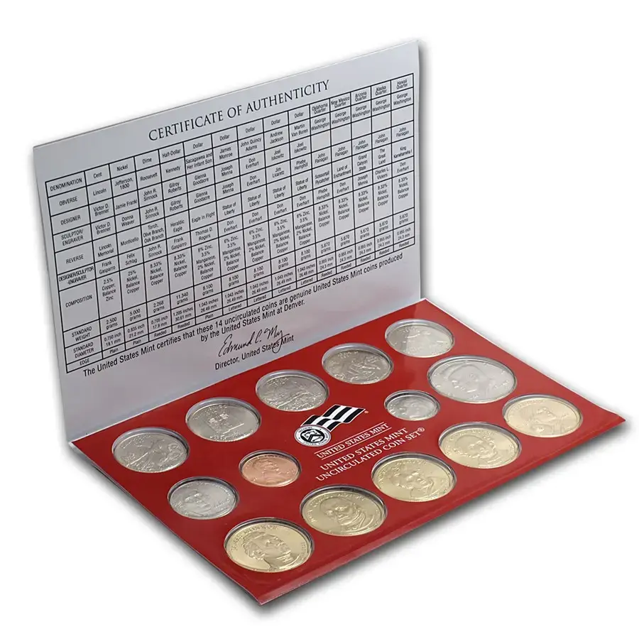 2008 U.S. Mint Set Uncirculated Coin Set - Image 5