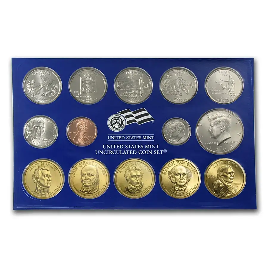 2008 U.S. Mint Set Uncirculated Coin Set - Image 2