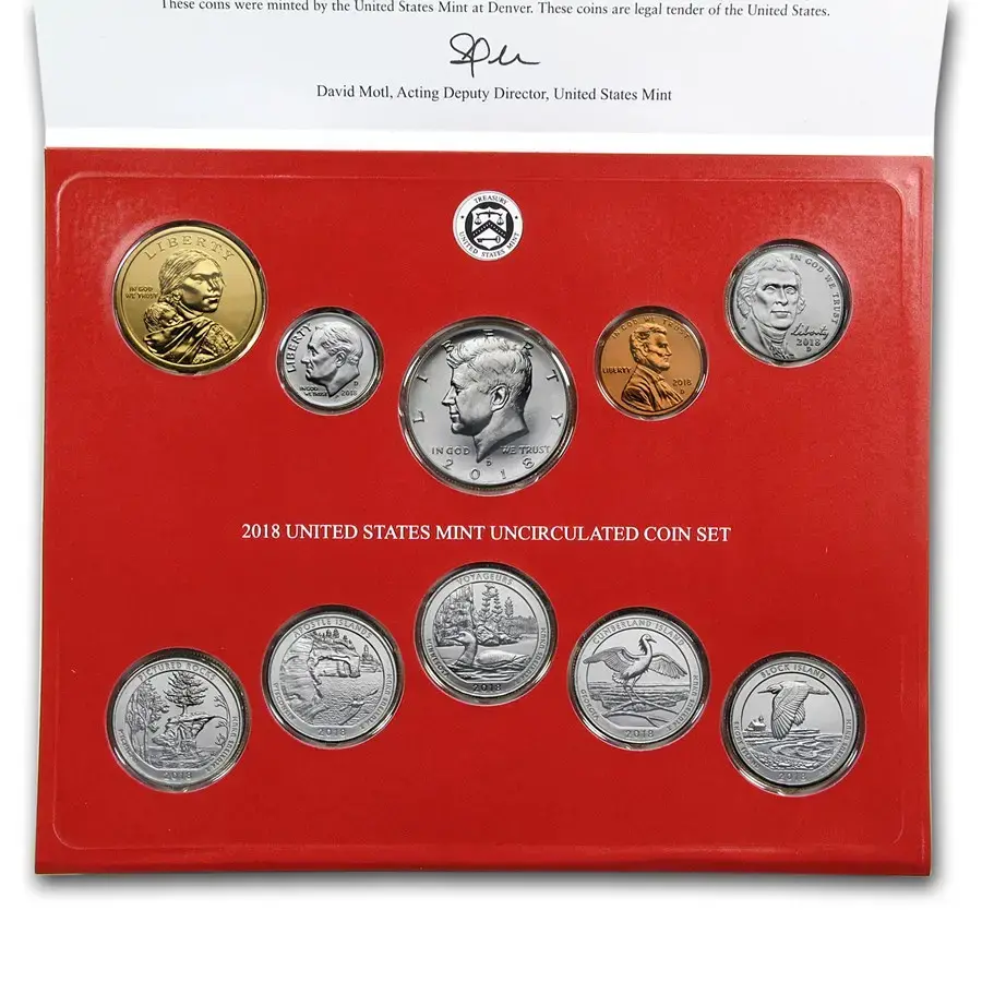 2018 U.S. Mint Set Uncirculated Coin Set - Image 3