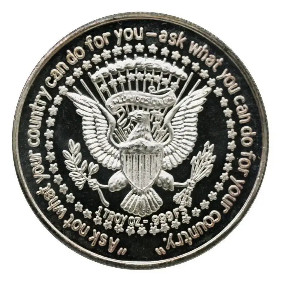 .999 Fine Silver The Kennedys (Edward-Robert-John) Round - Image 2