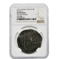 1621-1627 MO Mexico 8 Reales Philip IV NGC VG Details