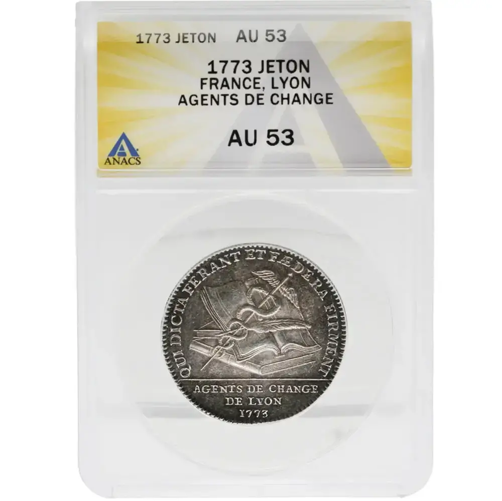 1773 Jeton France, Lyon Agents De Change