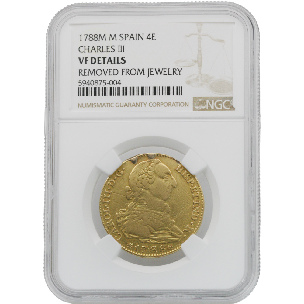 1788M M Spain 4 Escudos