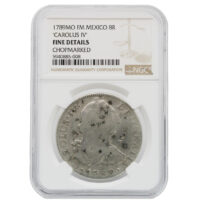1789-MO|FM Mexico 8 Reales NGC Fine Details Chopmarked