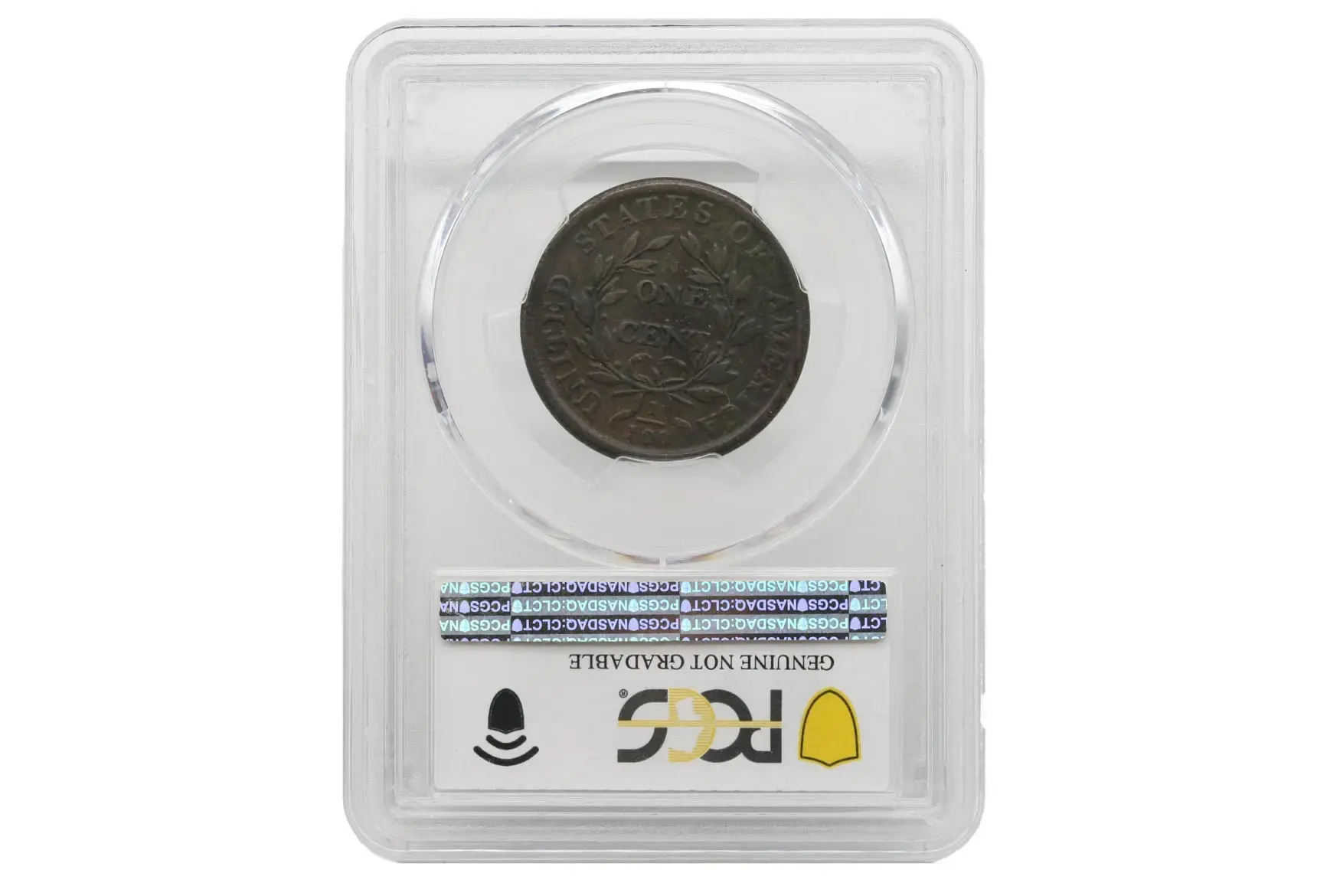 1807/6 Draped Bust Large Cent PCGS Genuine Scratch - VF Detail - Image 3