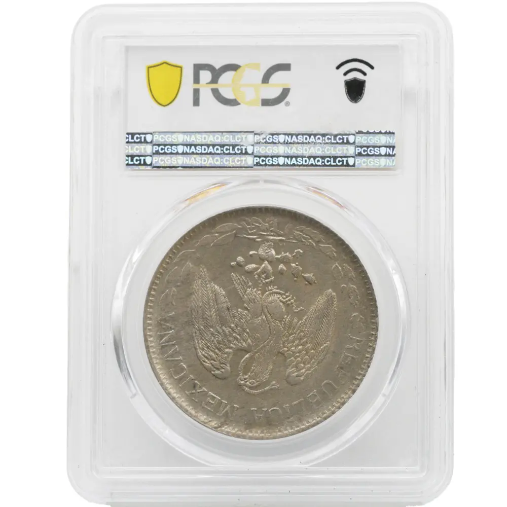 1915-CHa Mexico Revolutionary Chihuahua Peso PCGS MS 62 - Image 3