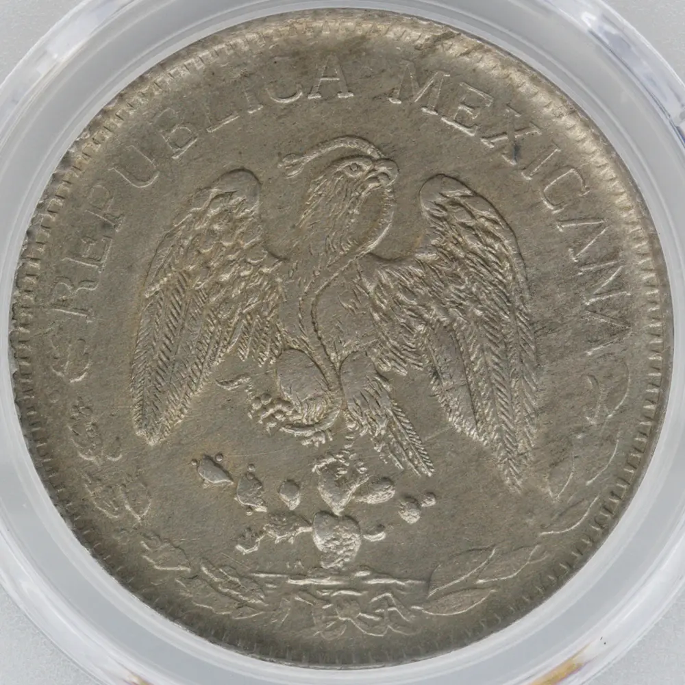 1915-CHa Mexico Revolutionary Chihuahua Peso PCGS MS 62 - Image 4