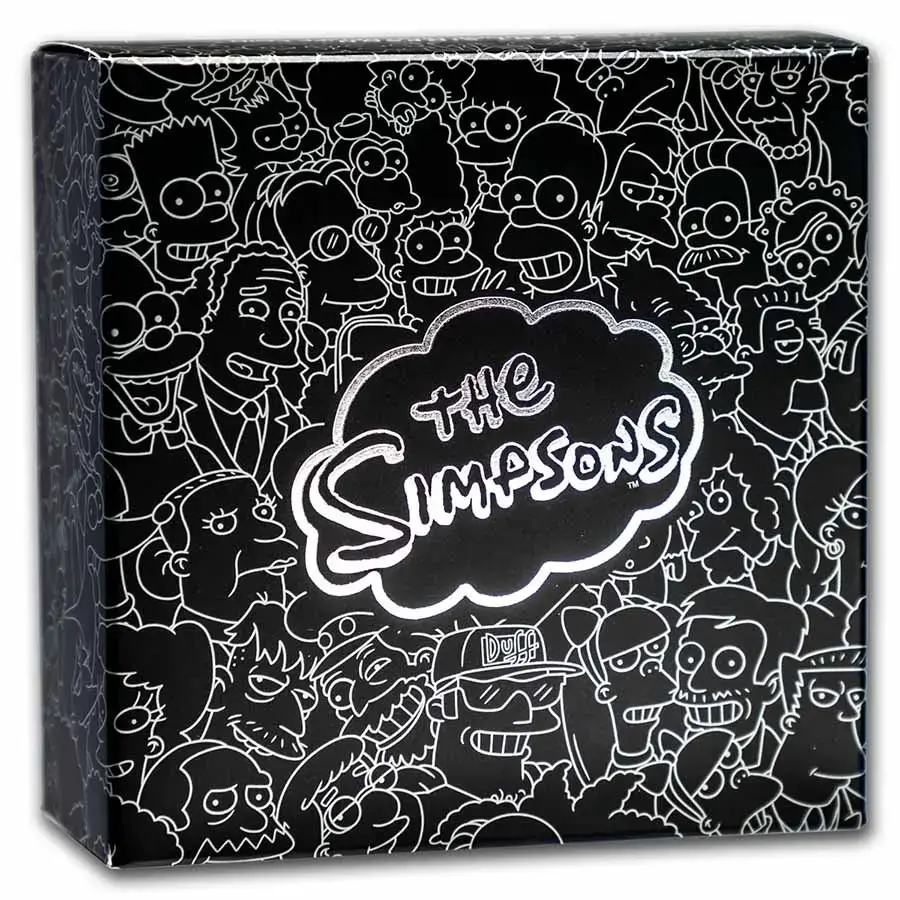 2021-P Tuvalu 2 oz Silver The Simpsons: Bart Simpson Proof HR - Image 7