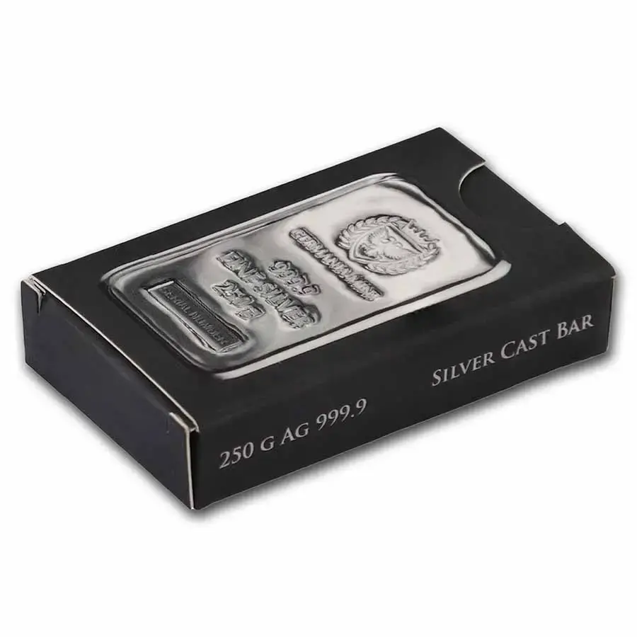 250 gram Silver Bar- Germania Mint (Serialized) - Image 3