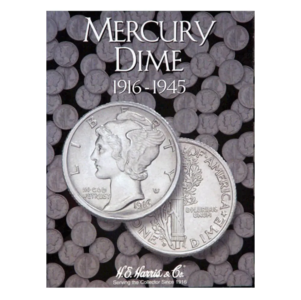 Mercury Dimes Folder 1916-1945 Collection