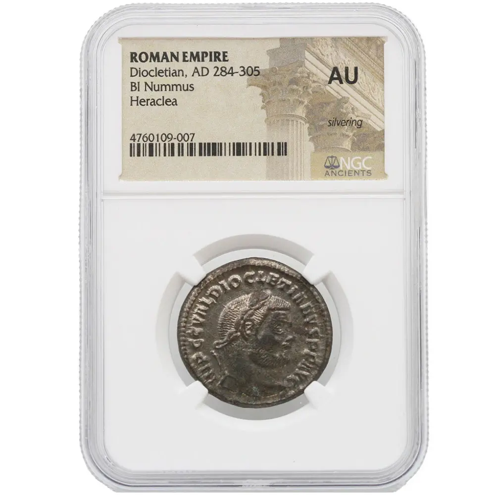 AD 284-305 Roman Empire Diocletian BI Nummus Heraclea