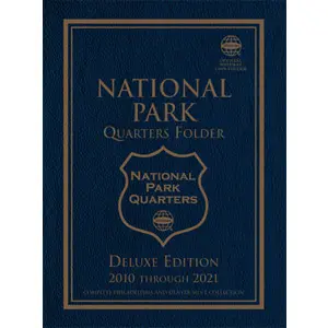Whitman Deluxe Edition: National Park Quarter Folder P&D For 2010-21
