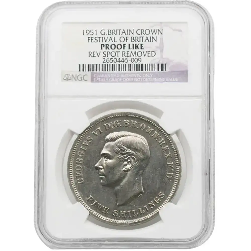 1951 Great Britain Crown NGC Proof Like Festival of Britain