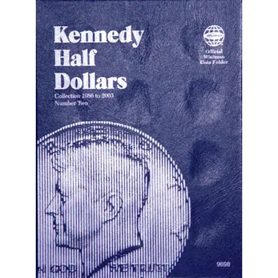Whitman Kennedy Half Dollar Folder 1986-2003