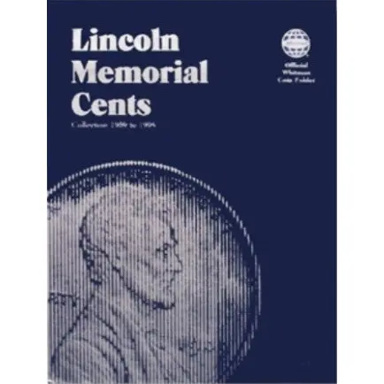 Whitman Lincoln Memorial Cent Folder 1959-1998