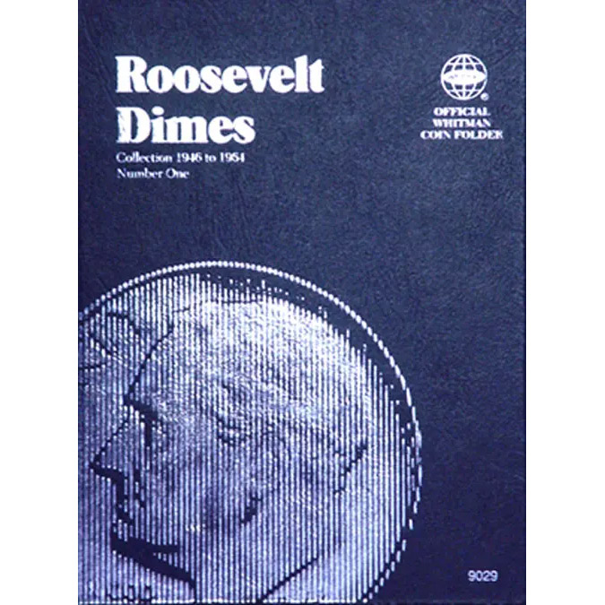 Whitman Roosevelt Dime Folder 1946-1964