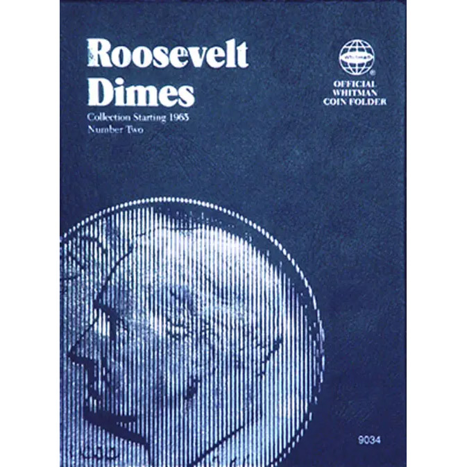 Whitman Roosevelt Dime Folder 1965-2004