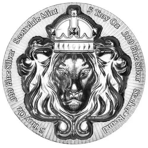 5 oz Scottsdale Stacker Silver Round - Image 3