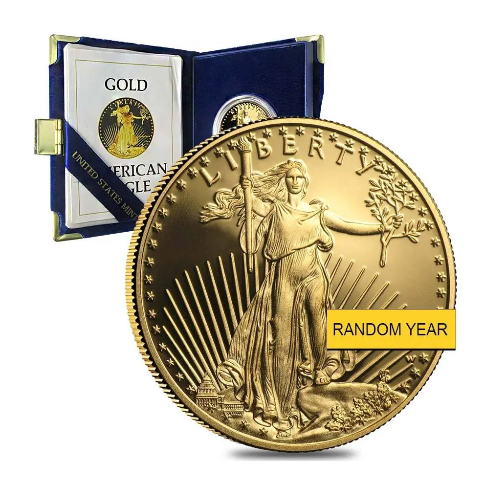 Proof Gold American Eagle 1 oz $50 Coin Proof (Box & COA) (Random Year)