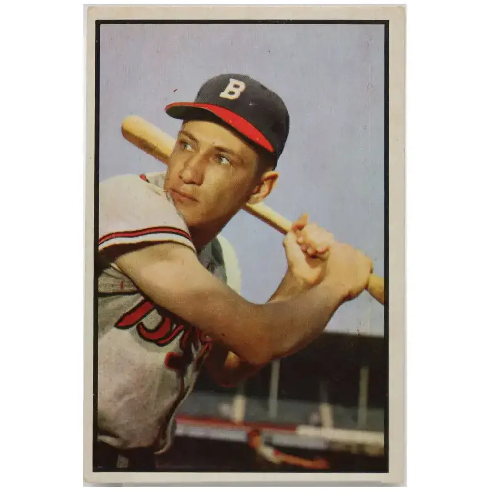 1953 Jack Daniels Milwaukee Braves Bowman #83